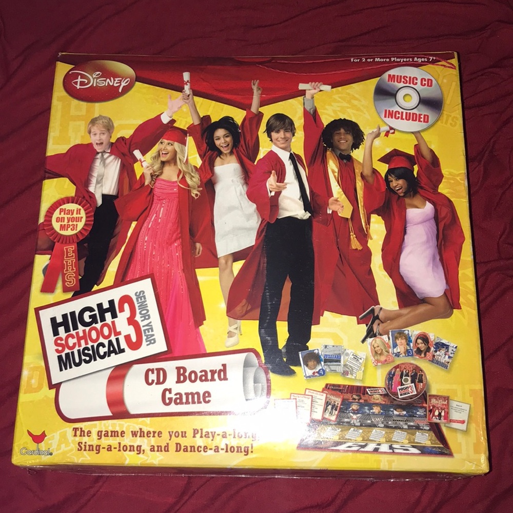 High School Musical 3 CD board game